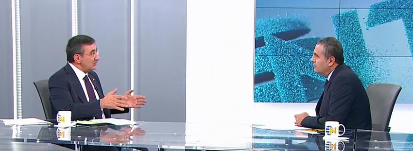 Cumhurbaşkanı Yardımcısı Yılmaz Gündeme İlişkin Soruları Cevapladı