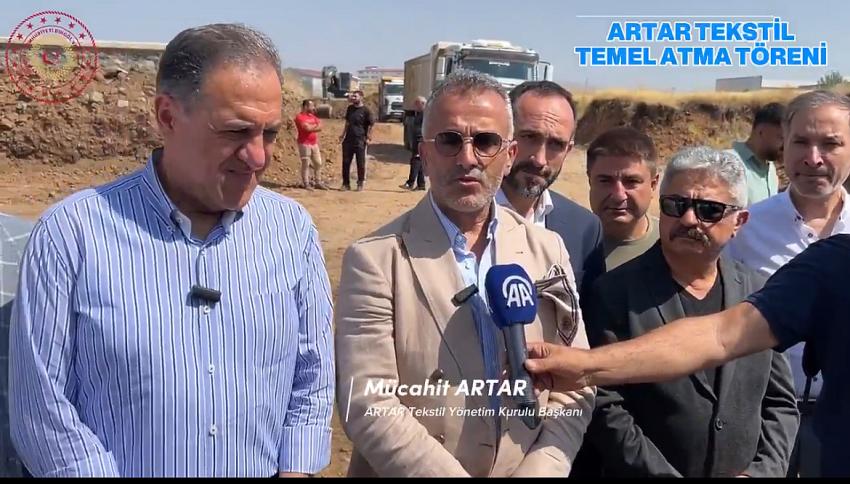 Artar Tekstil Yatırıma Başladı