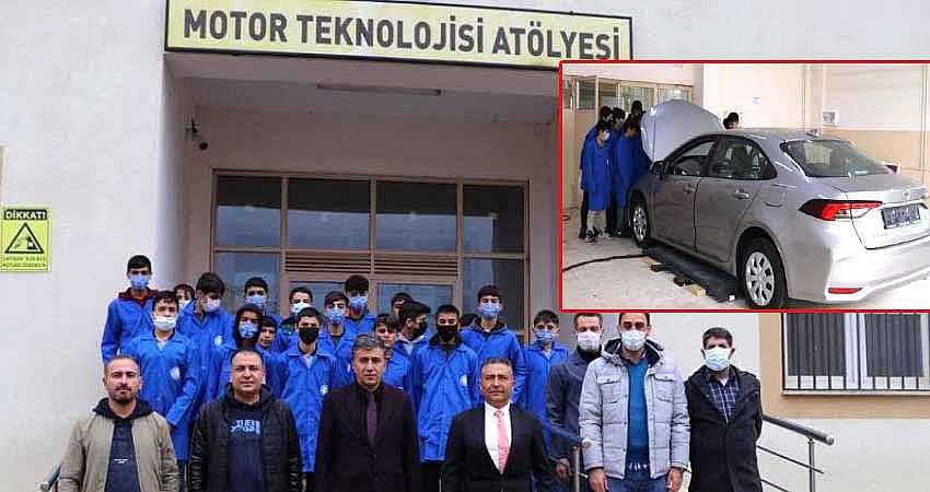 TOYOTA’DAN MESLEK LİSESİNE ARAÇ DESTEĞİ