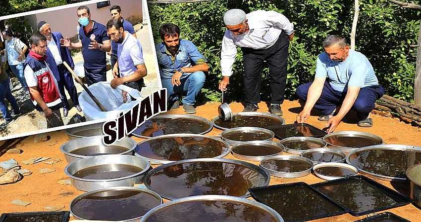 DUT PEKMEZİ ÜRETİMİNE BAŞLANDI