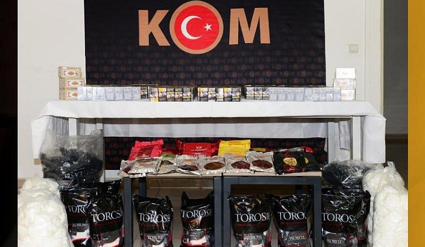 Kaçak Tütün Ele Geçirildi