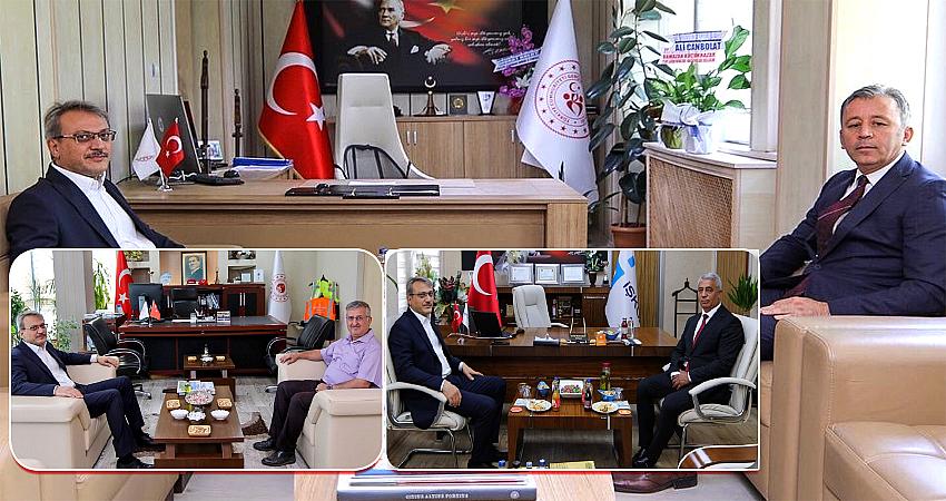 VALİ EKİNCİ’DEN KURUMLARA ZİYARET